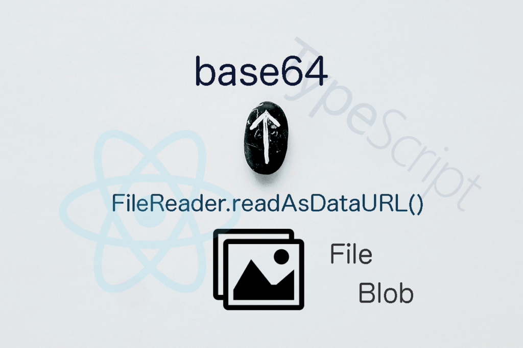 React (TypeScript): Blob/File To Base64 Using FileReader.readAsDataURL ...